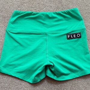 Fleo Vibrant Green Shorts
